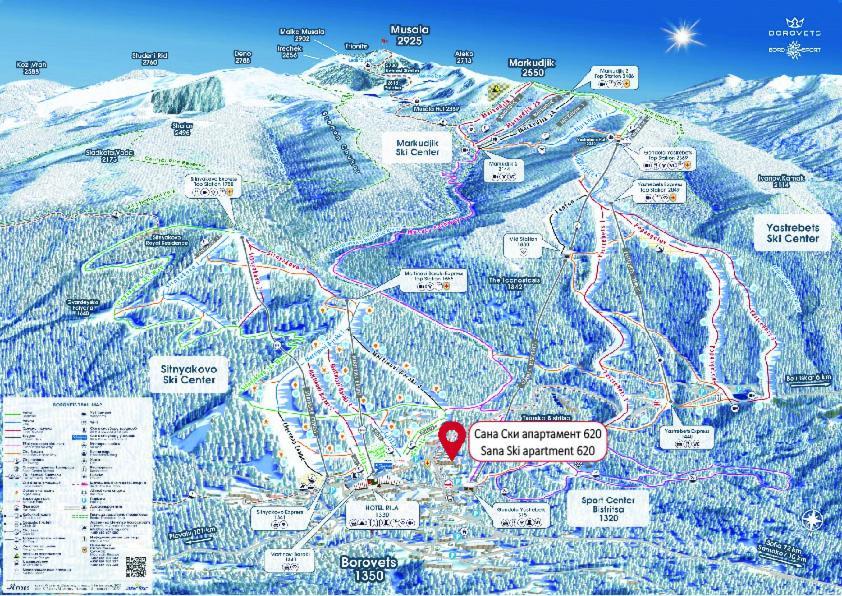 Sana Ski Apartment 620 In Flora, Borovets Exteriör bild